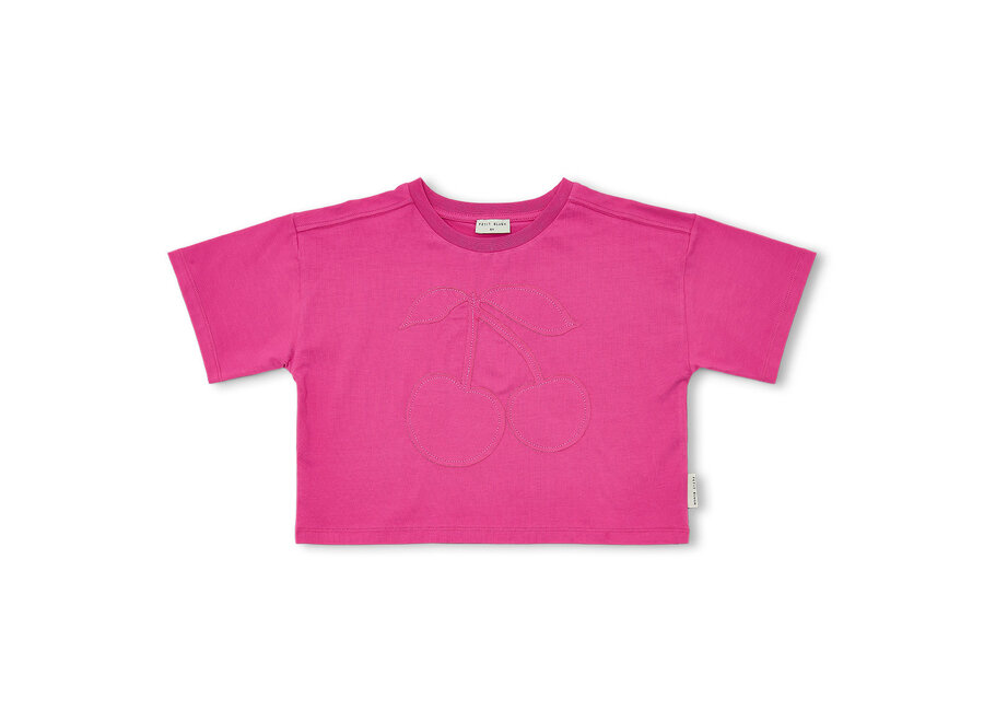 Cherry T-shirt - Rose violet