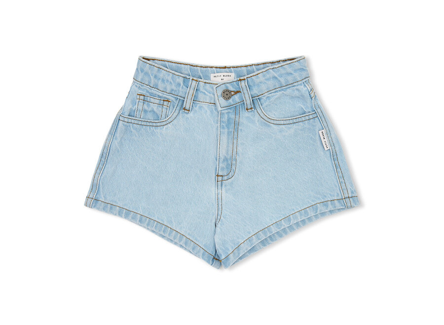 Jeans short - Washed light blue