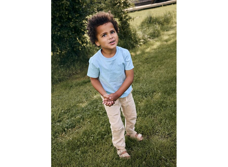 Soft twill pants - Latte sand