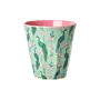 Melamine beker - Peacock print