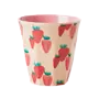 Melamine beker - Strawberry print