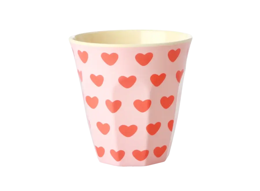 Melamine beker - Sweet hearts print