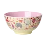 Melamine bowl - pink - Fun fair