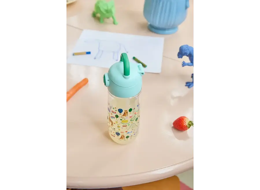 Tritan drinking bottle - mint - Fun fair