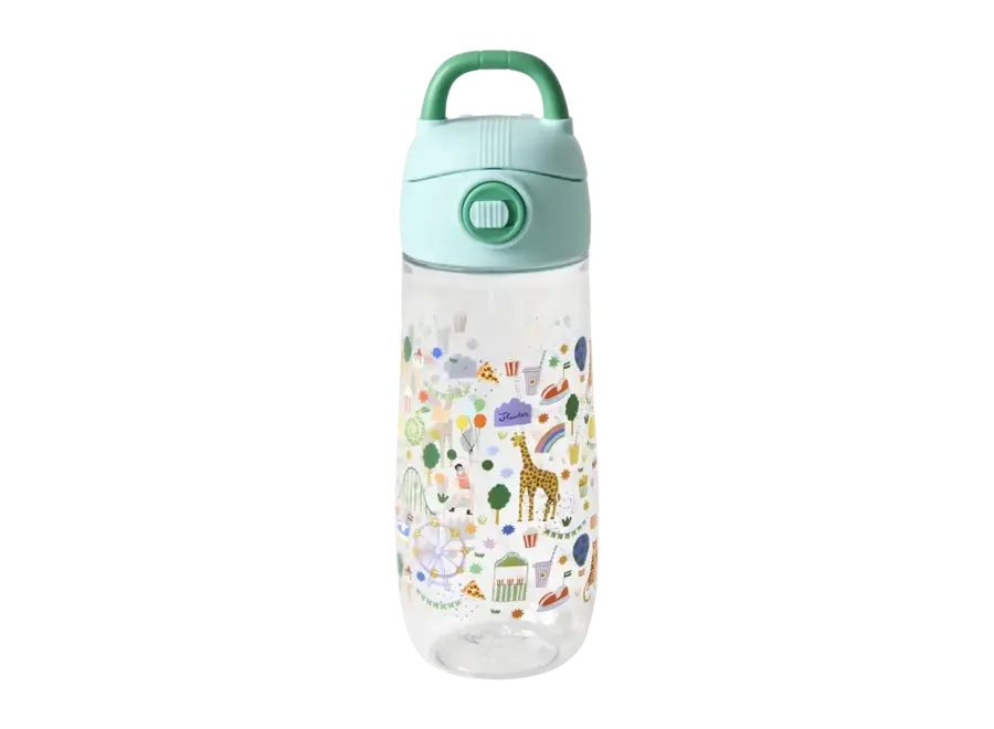 Tritan drinking bottle - mint - Fun fair