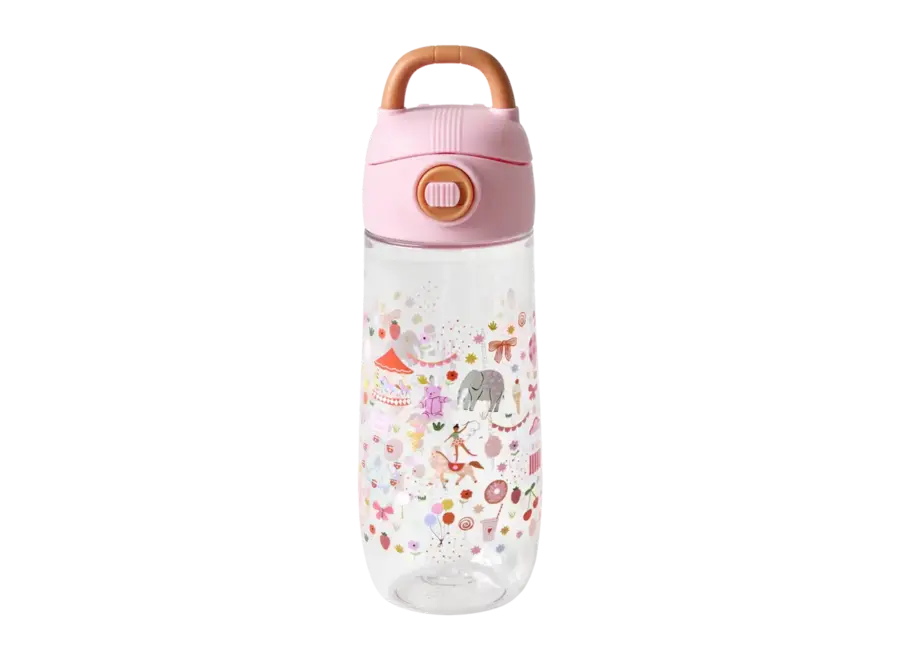 Tritan drinking bottle - pink - Fun fair