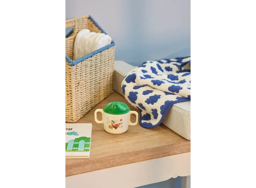 Melamine tuitbeker - groen - Hero print