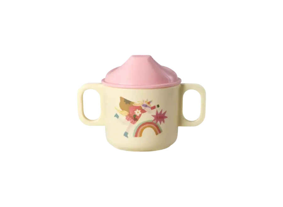 Melamine tuitbeker - pink- Hero print