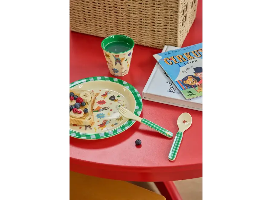 Melamine beker - green - Hero print