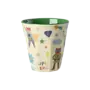 Melamine beker - green - Hero print