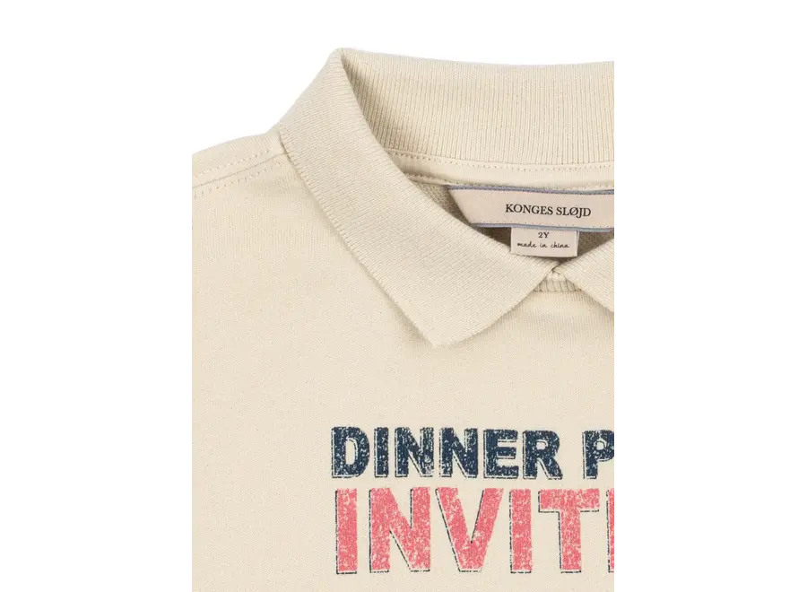 Spotty langarm polo - Multi color