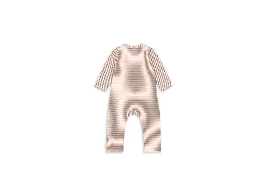 Basic newborn onesie - Stripe tricolore petit