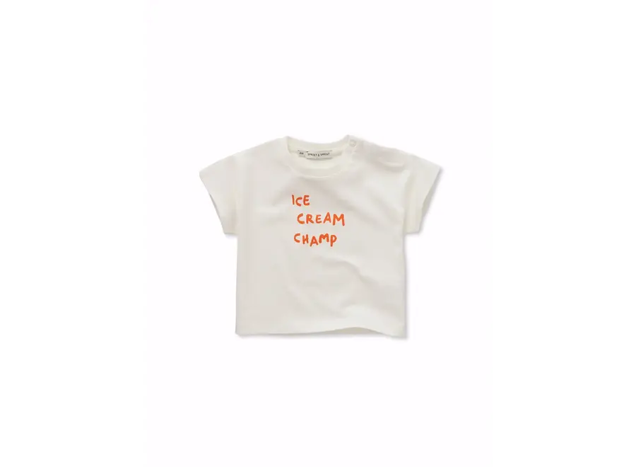 Baby T-shirt - Ice cream champ