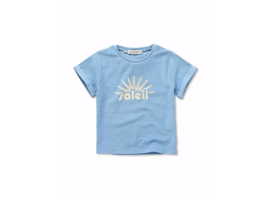 Terry T-shirt - Soleil - Forever blue