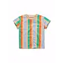 T-shirt vertical stripes - Sand multi color