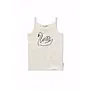 Girls spaghetti top - Swan - Off white