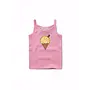 Girls spaghetti top ice cream - Podium pink