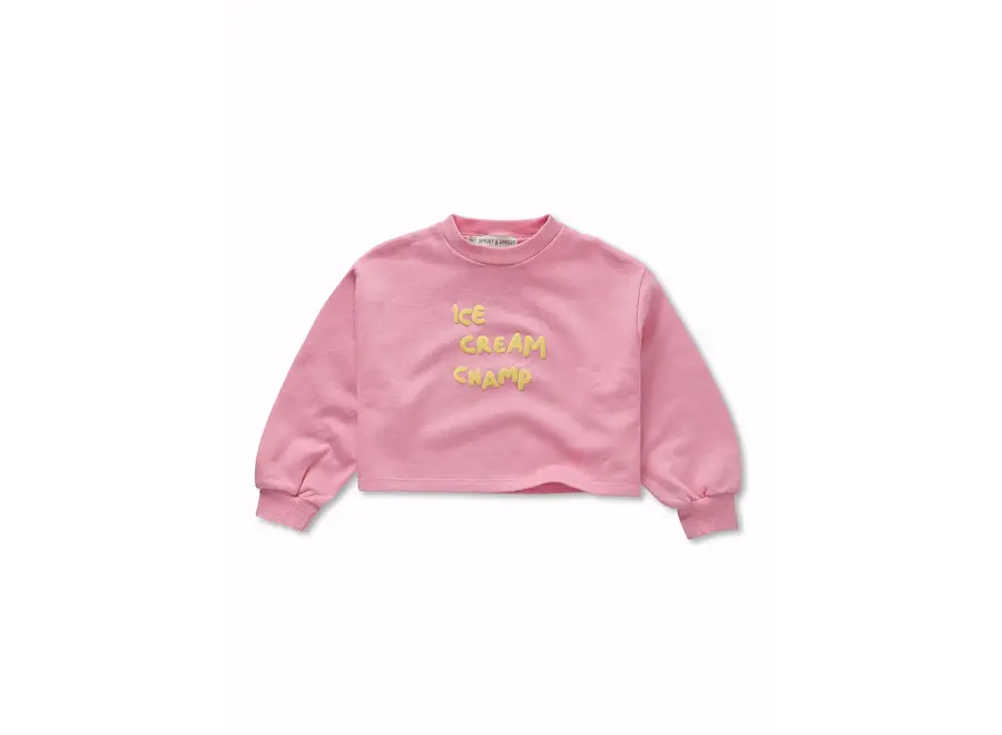 Boxy batman sleeve icecream - Podium pink