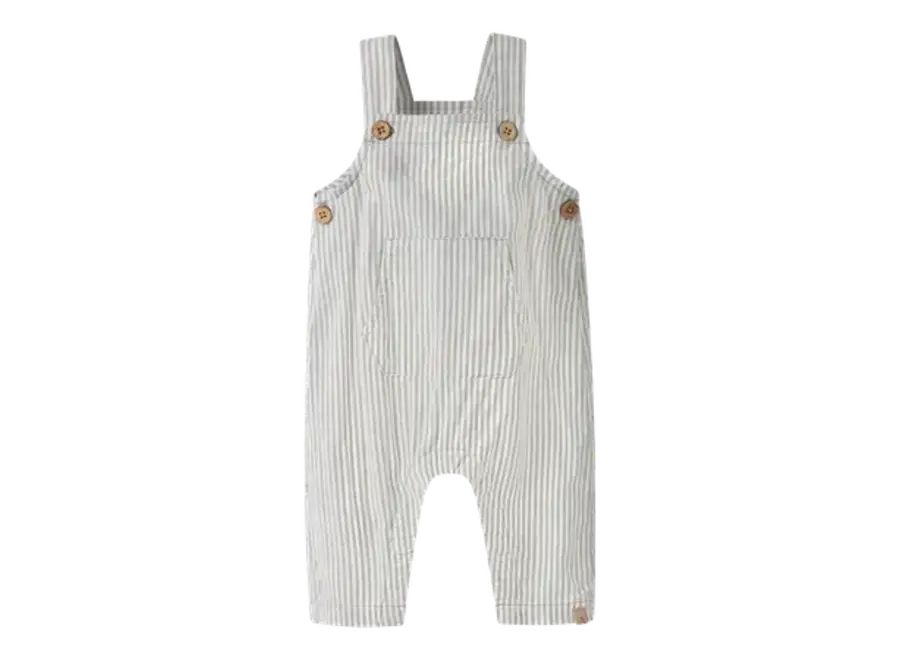 Darko loose overall - Coconut milk stripes