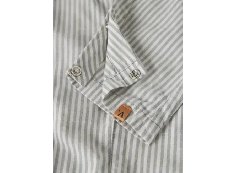 Darko loose overall - Coconut milk stripes