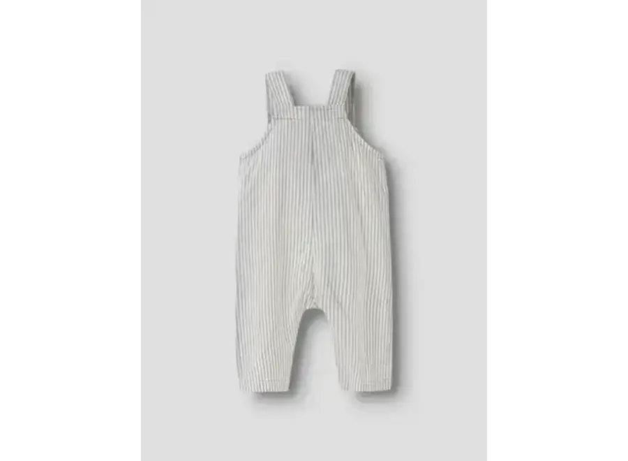 Darko loose overall - Coconut milk stripes