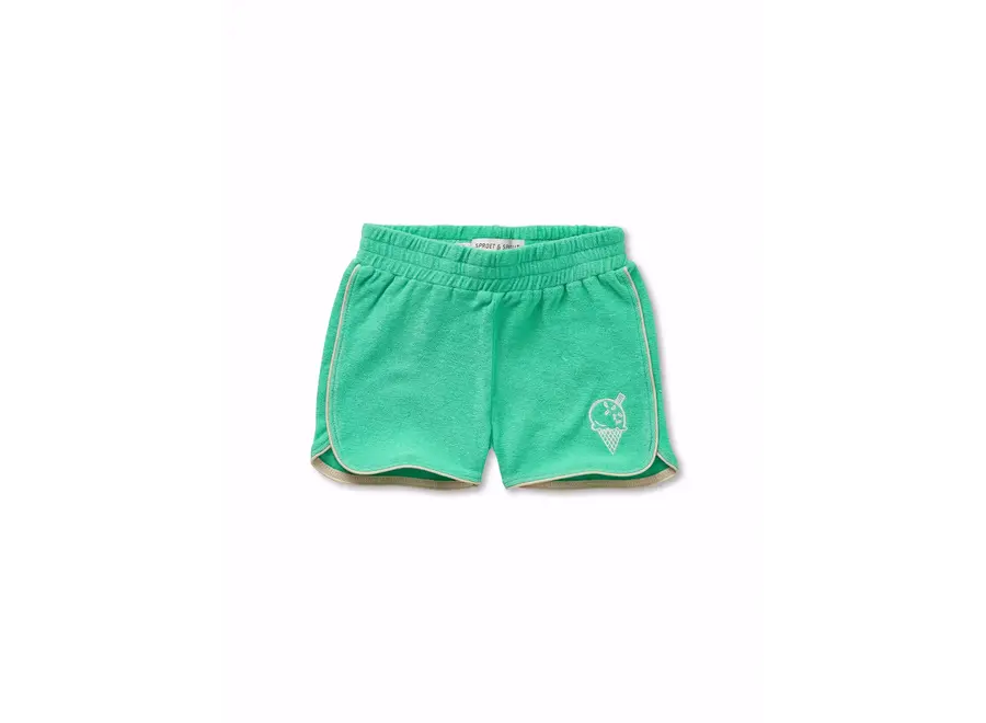 Terry sport shorts - Jade green