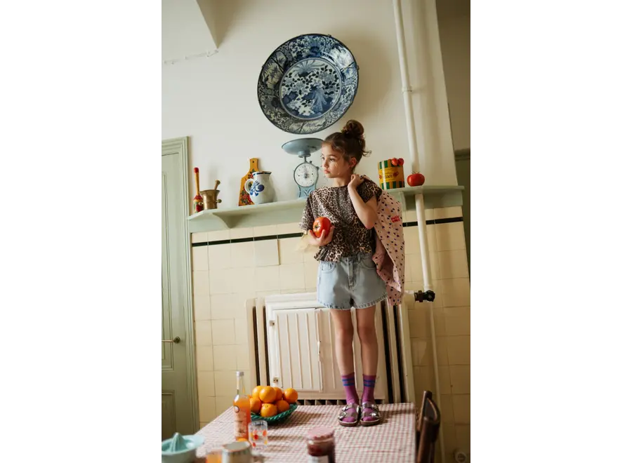 Jeans short - Washed light blue