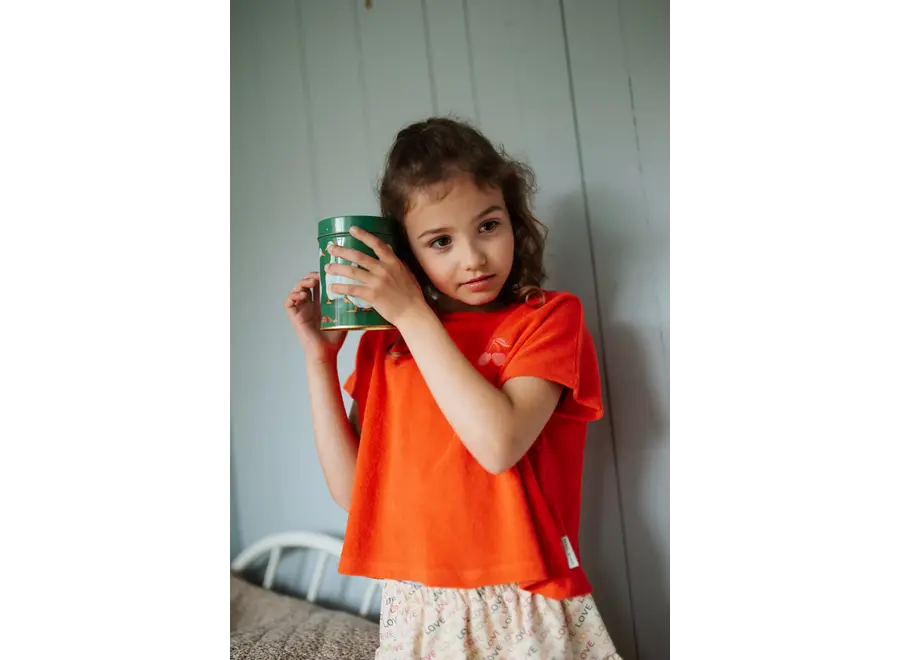 Towel top cherry - Grenadine