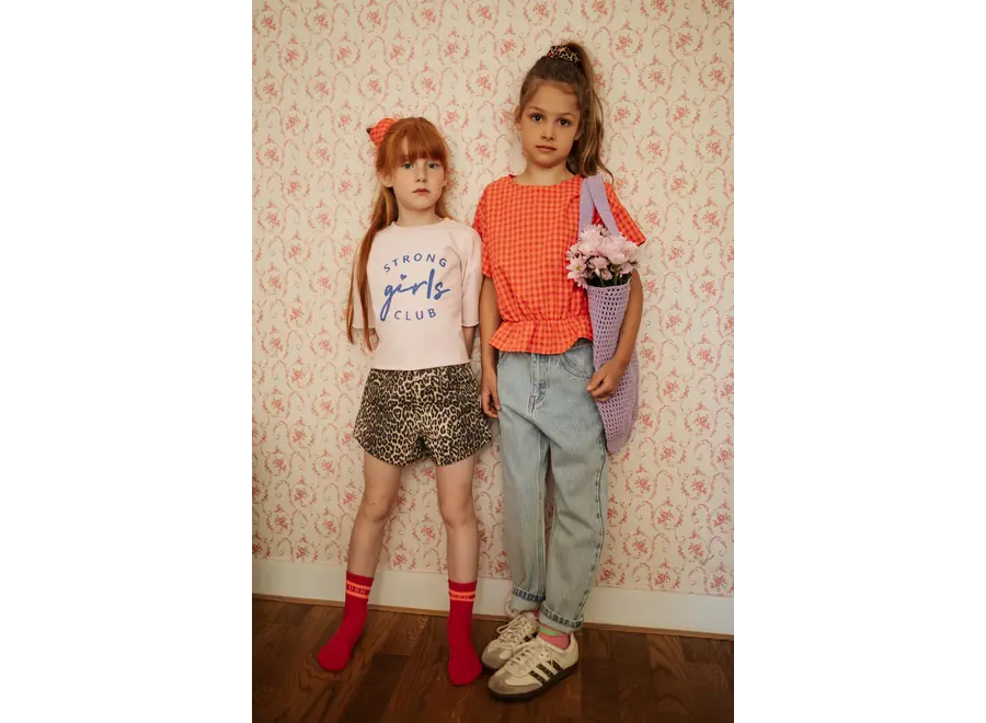 T-shirt strong girls - Pale lilac