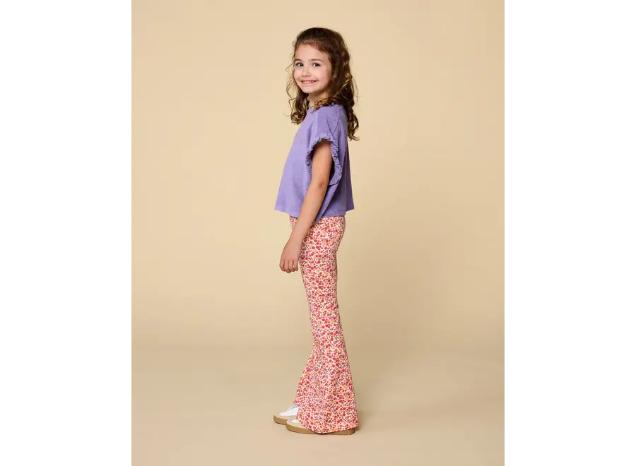 Bowie flared pants - Small flowers