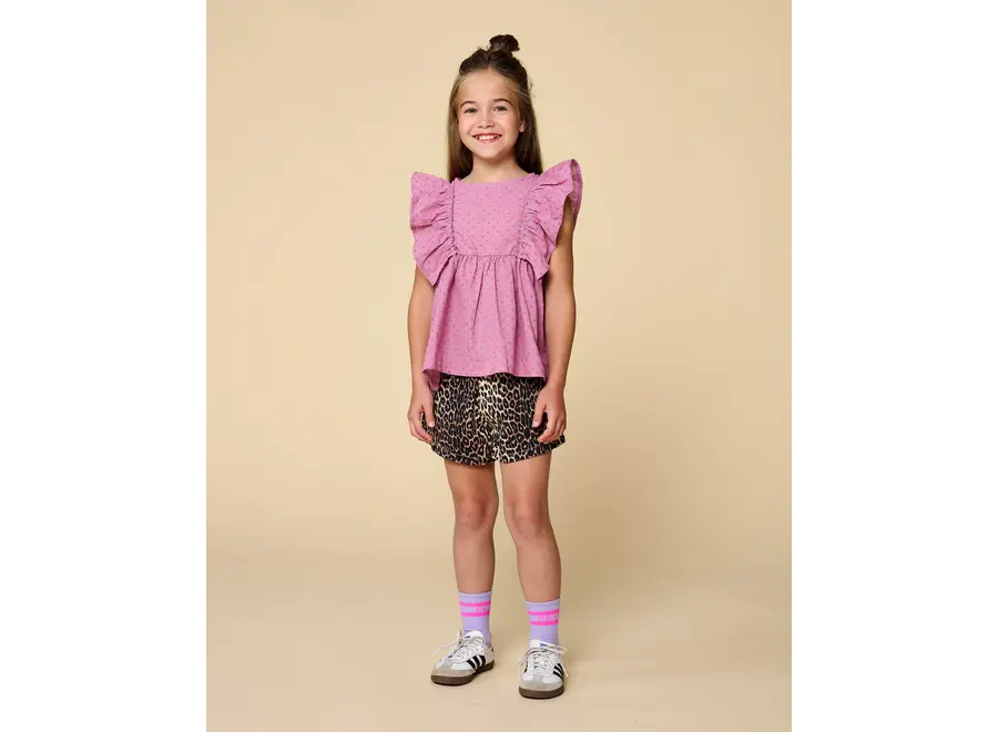 Jeans short- Leopard