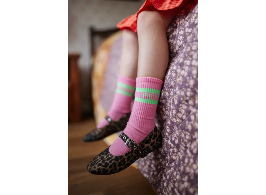 Sport socks - Lemonade/Neon green