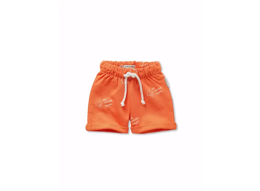 Baby boy short - Orange sprint