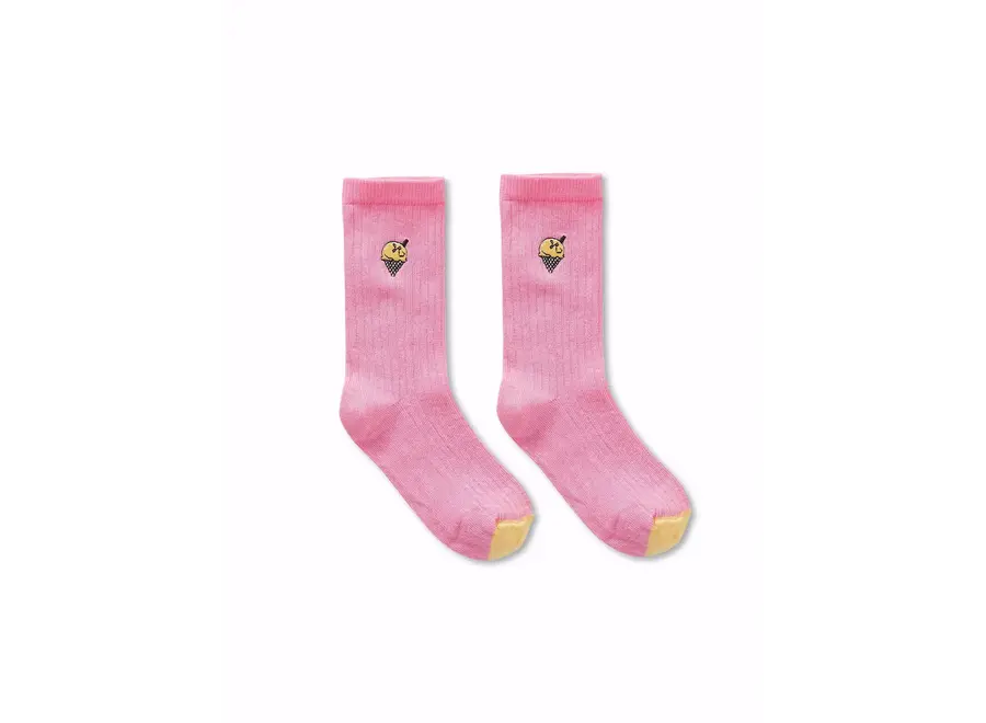 Socks ice cream pink - Podium pink