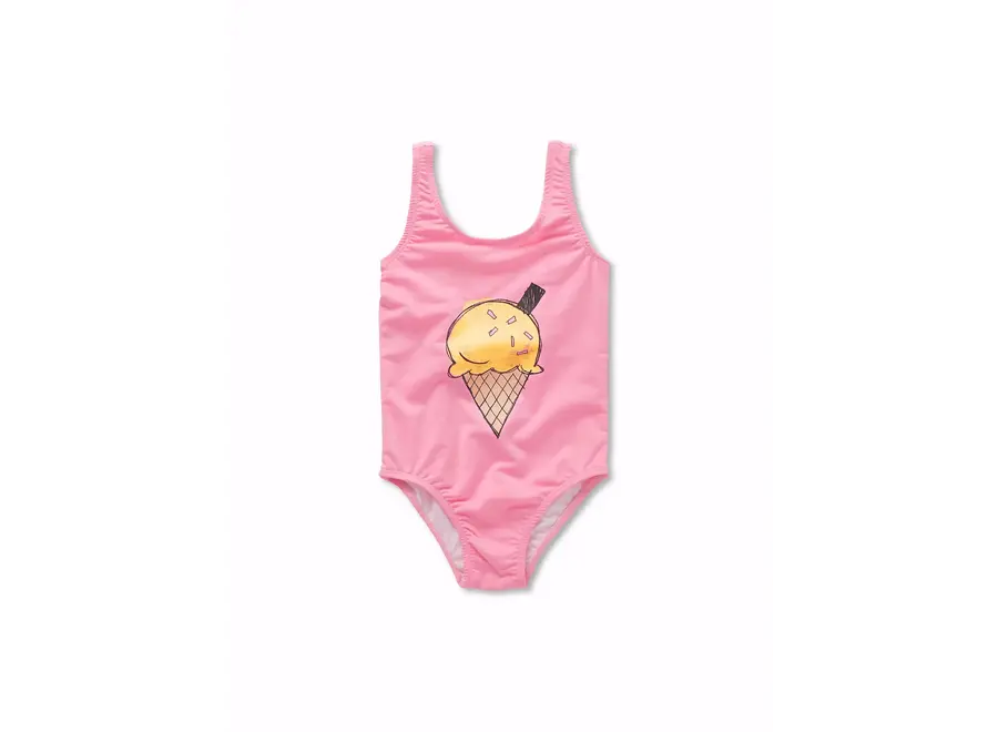 Girls swimsuit ice cream - Podium pink