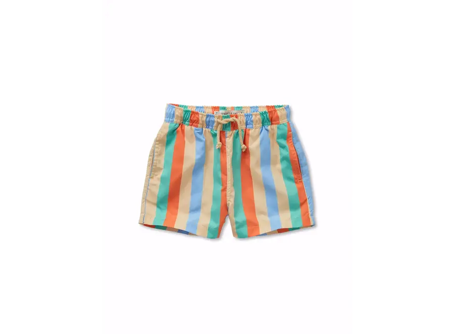 Swim shorts multi stripes - Sand