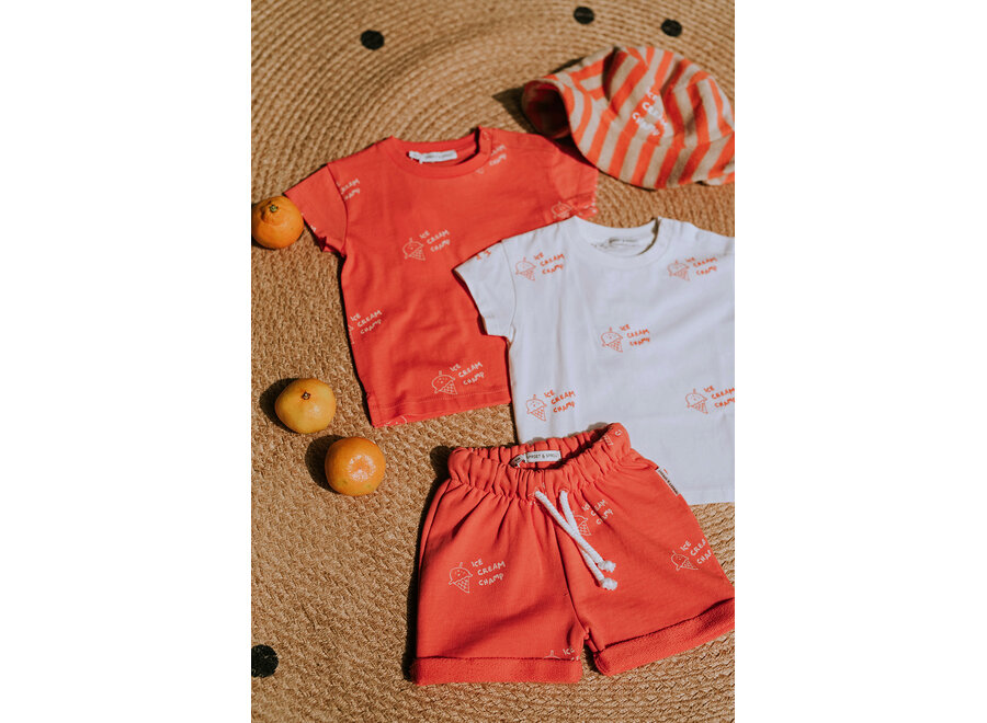 Baby boy short - Orange sprint