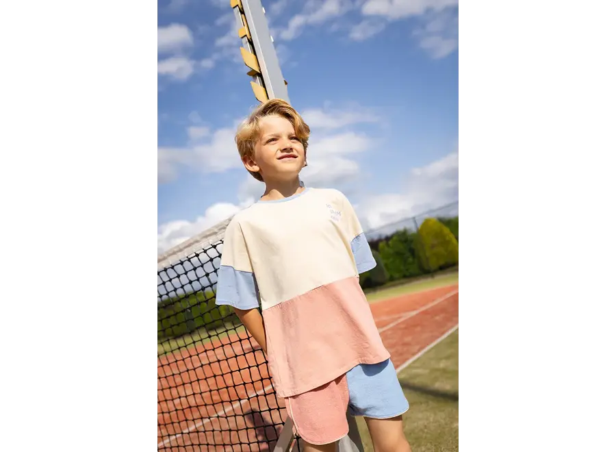 Sweatshorts colourblock - Orange ace