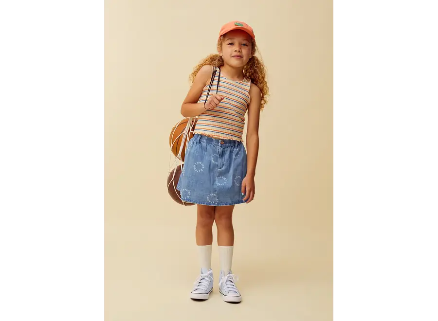 Denim skirt - Denim blue