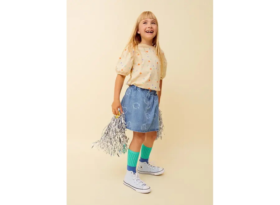 Denim skirt - Denim blue