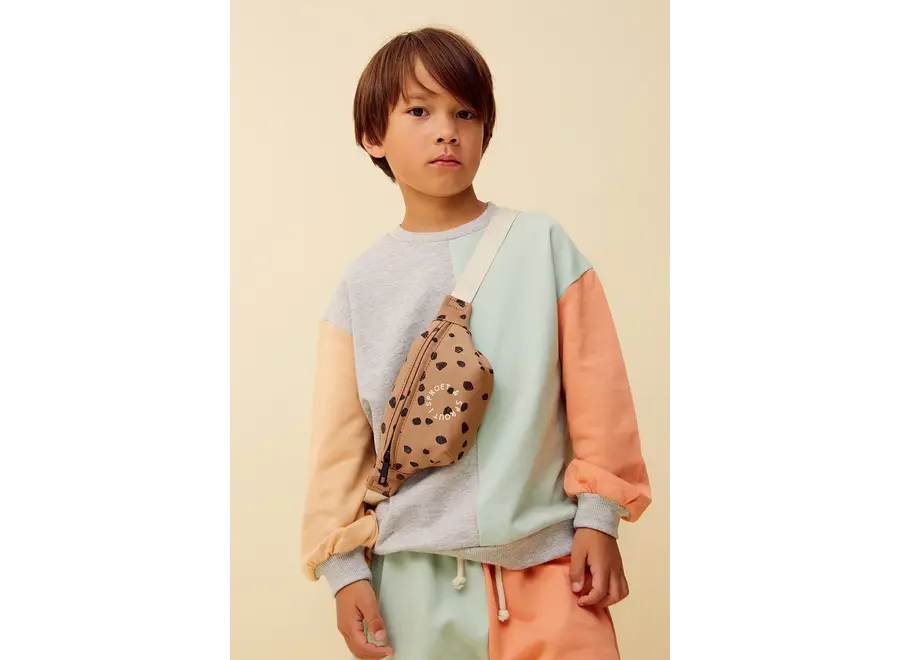 Sweatshorts colourblock - Orange ace