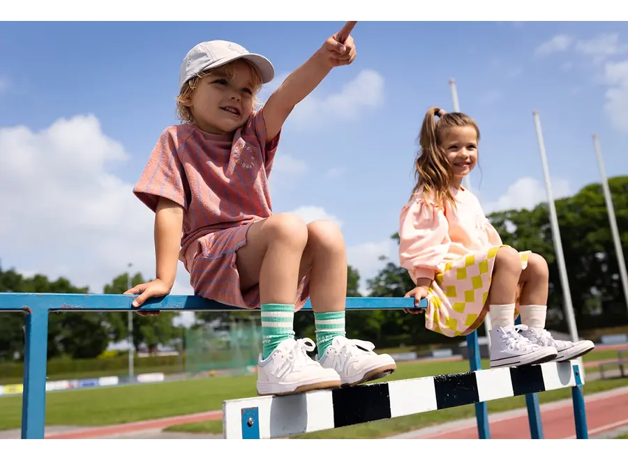 Sweatshirt raglan short sleeve - Rose dawn