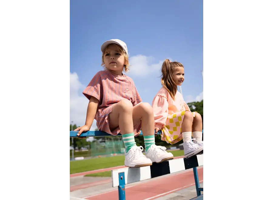 Sweatshirt raglan short sleeve - Rose dawn