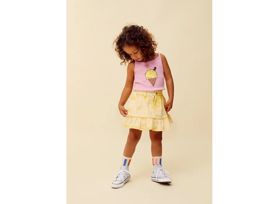 Girls spaghetti top ice cream - Podium pink