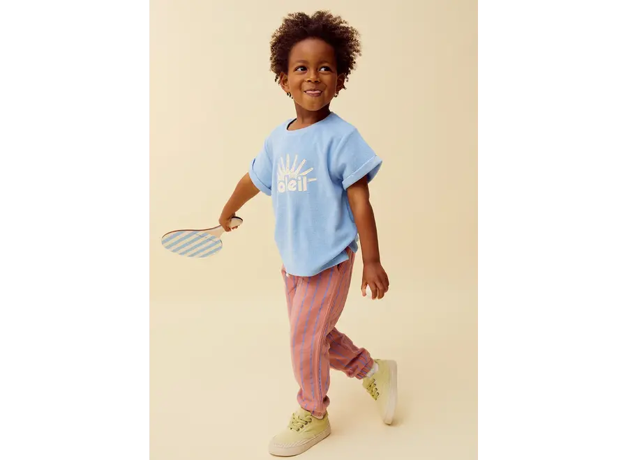 Terry T-shirt - Soleil - Forever blue