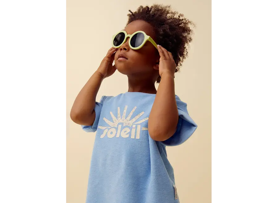 Terry T-shirt - Soleil - Forever blue