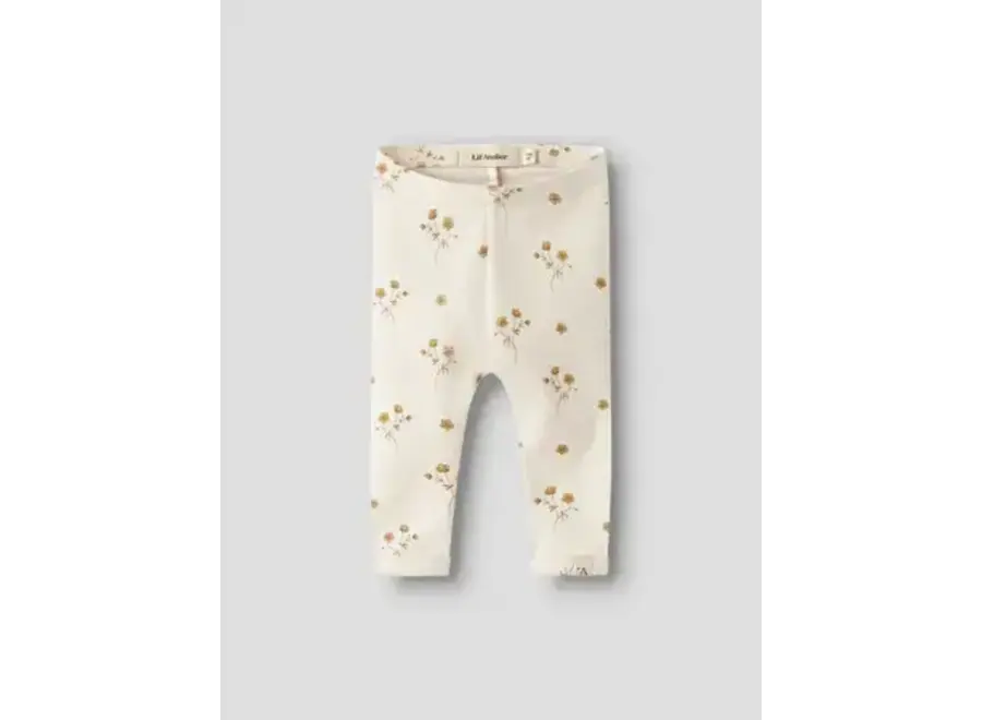 Layo Sin slim legging - Flower yellow print