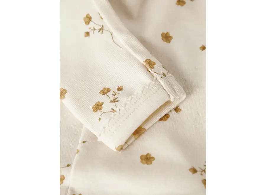 Layo Sin slim legging - Flower yellow print