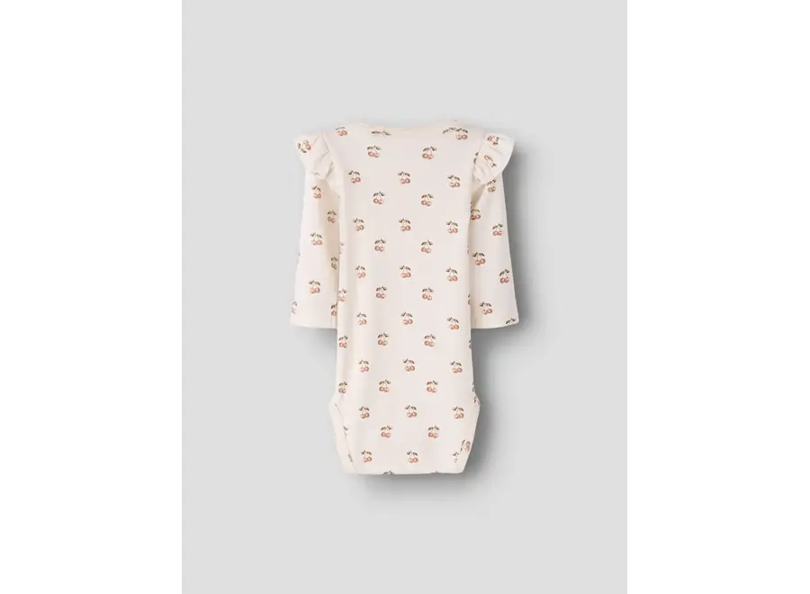 Layo kep LS slim body - AOP cherry