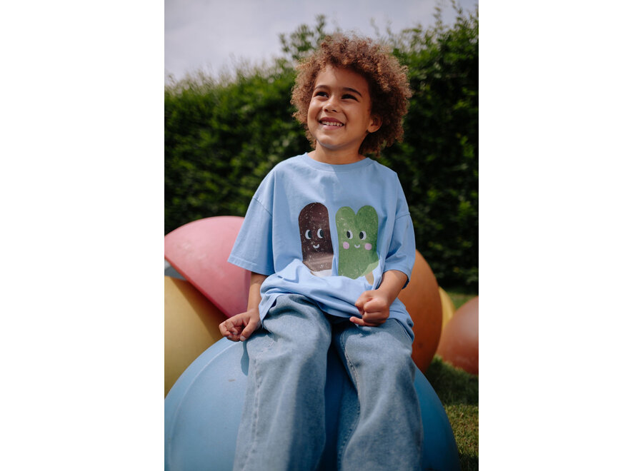 Ice cream club T-shirt - Blue